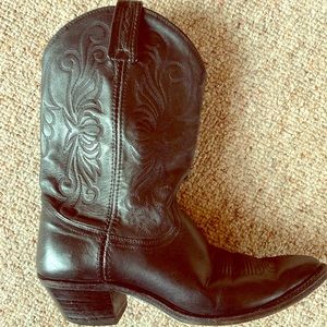 Dan Post Women's Vintage Black Leather Boot